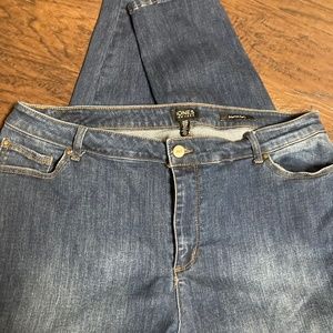 Women’s skinny curvy jeans size 16w